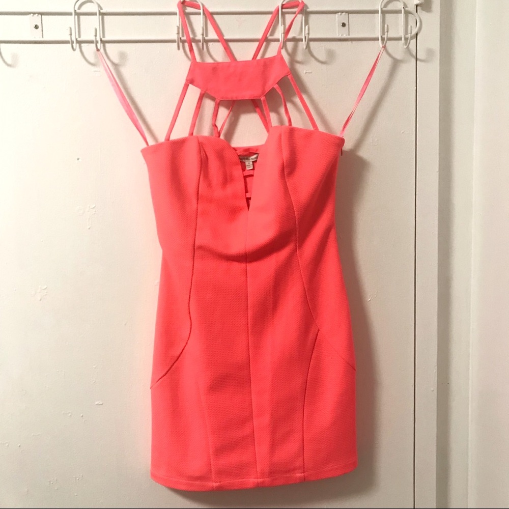 ‼️PRICE DROP‼️ Charlotte Russe Pink Bodycon Dress